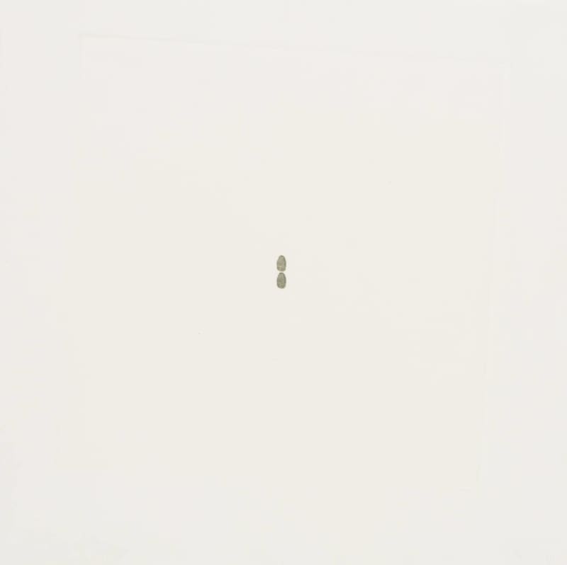 Bernard Cohen Untitled, from White Ink Suite 1-6, 1973