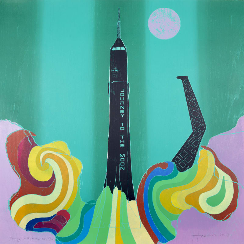 Tom Hammick Journey To The Moon, 2017