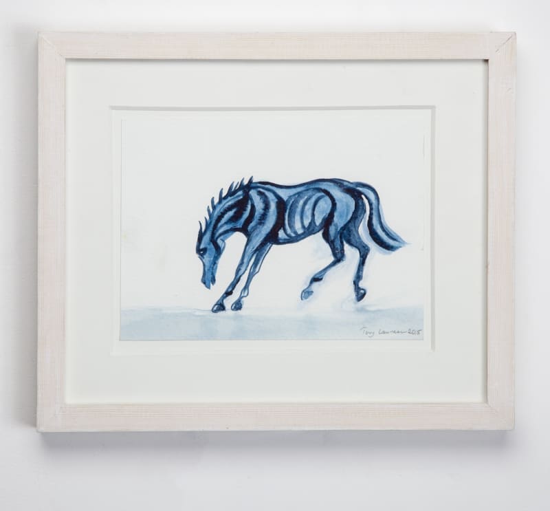 Tory Lawrence Blue Horse Kicking, 2015