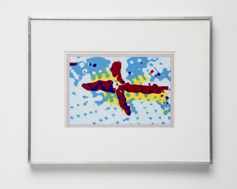 Tom Phillips Conjectured Flag Study 11, 1974