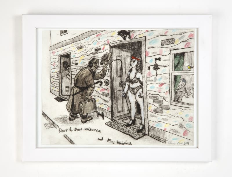 Chris Orr Door to Door Salesman & Miss Whiplash, 2015