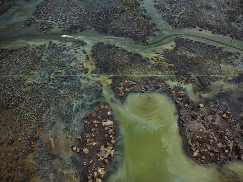 Edward Burtynsky Oil Bunkering #4, Niger Delta, 2016