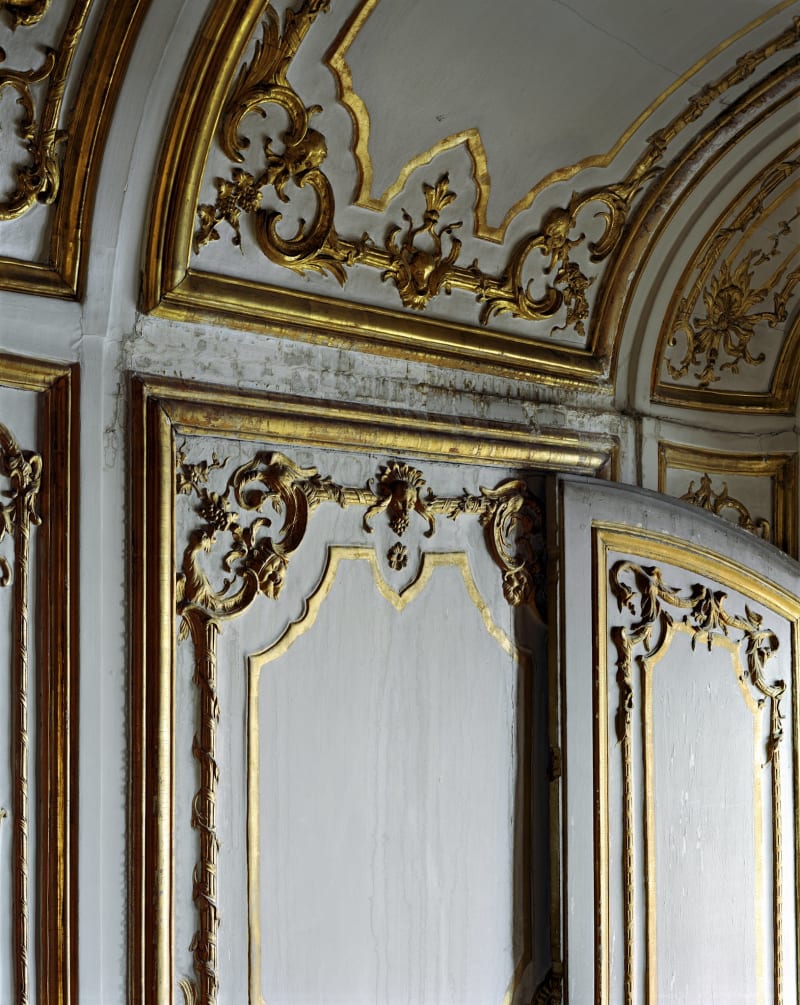 Robert Polidori Boiserie detail, Salon d’Angle (Salon de Jeu) de Madame du Barry, Corps Central - 2ème étage., 2007