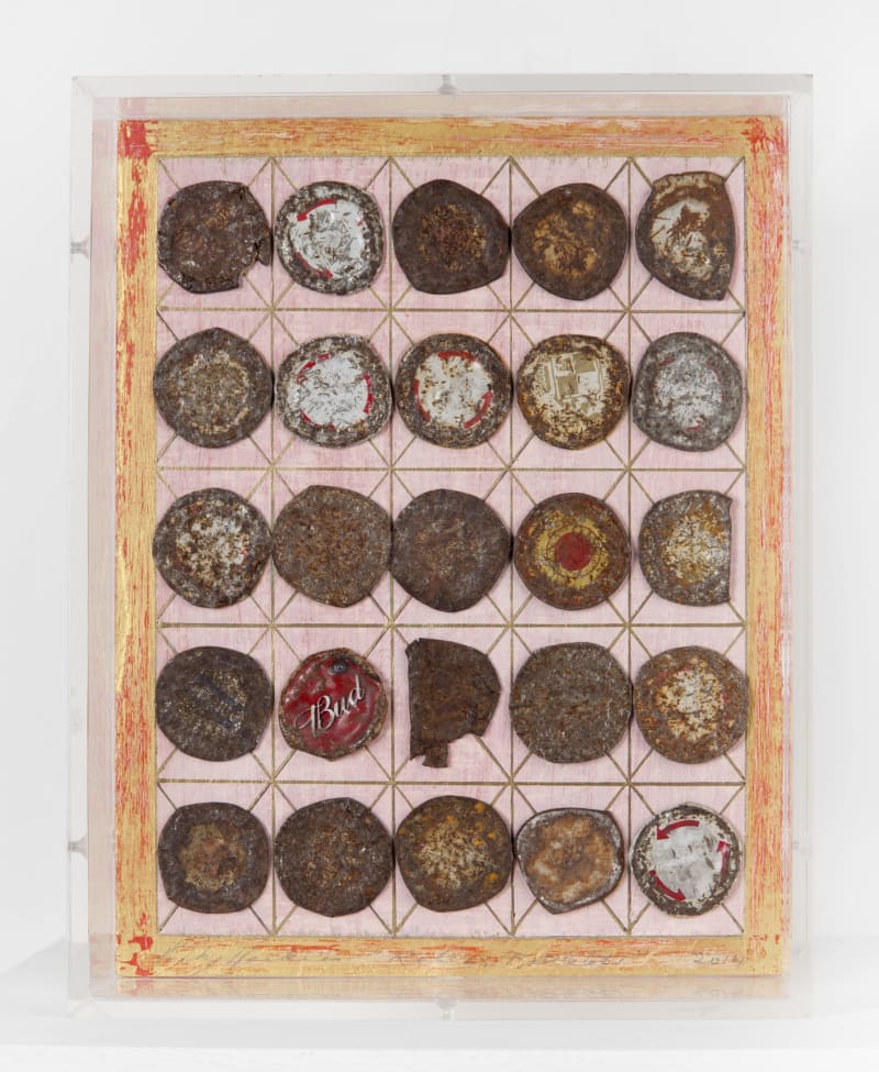 Vicky Hawkins Relics, Bottle Tops (Flats), 2014