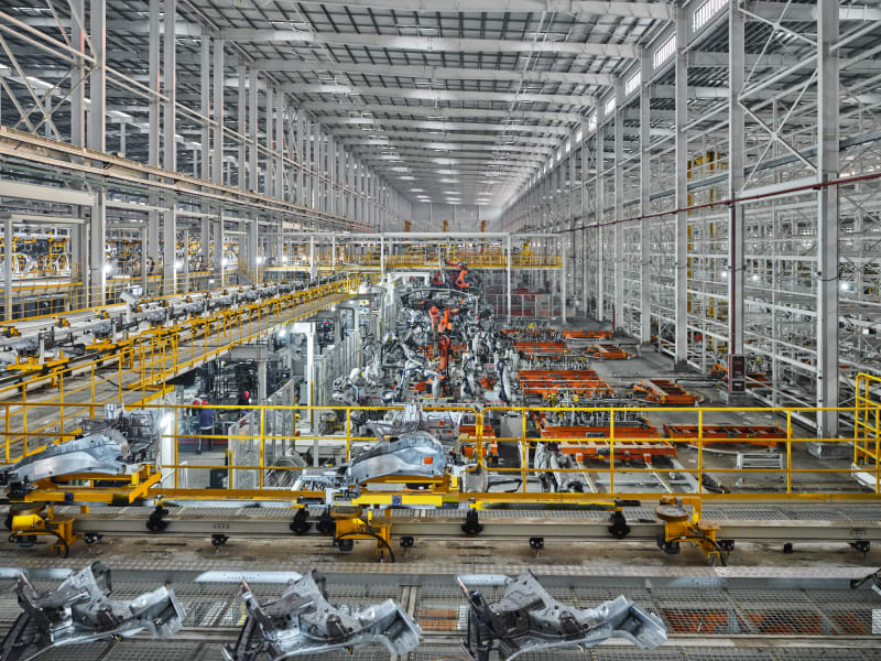 Edward Burtynsky BYD Manufacturing Facility #2, Changzhou, Jiangsu Province, China, 2023