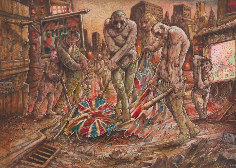 Peter Howson O Tempora! O Mores (What times. What Customs), 2024