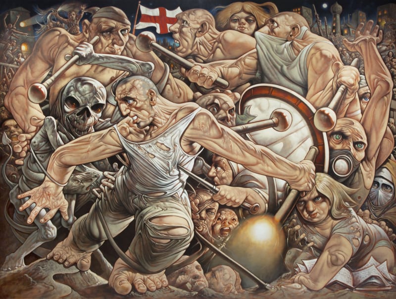Peter Howson The Banner of St George, 2015