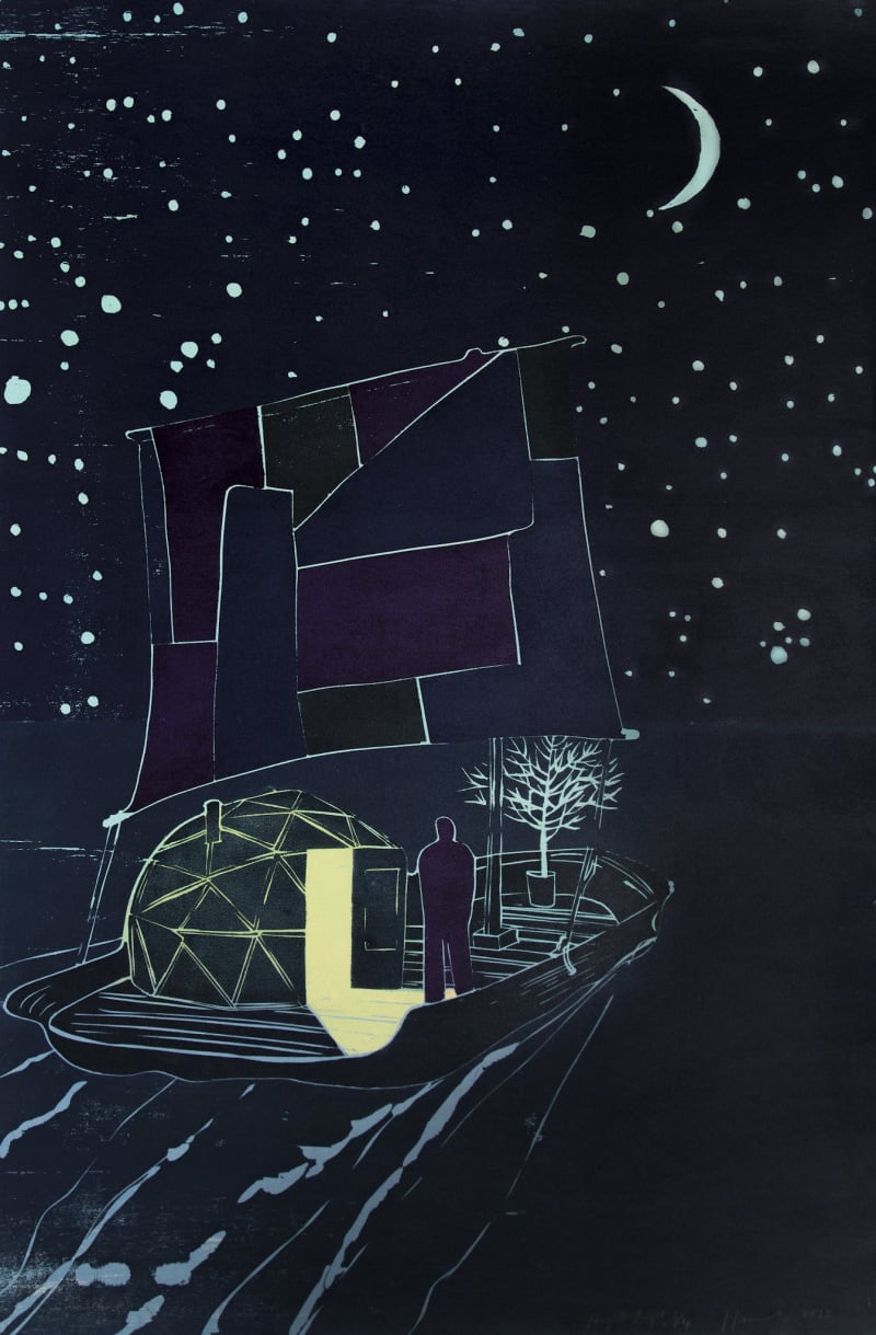 Tom Hammick Night Raft, 2013