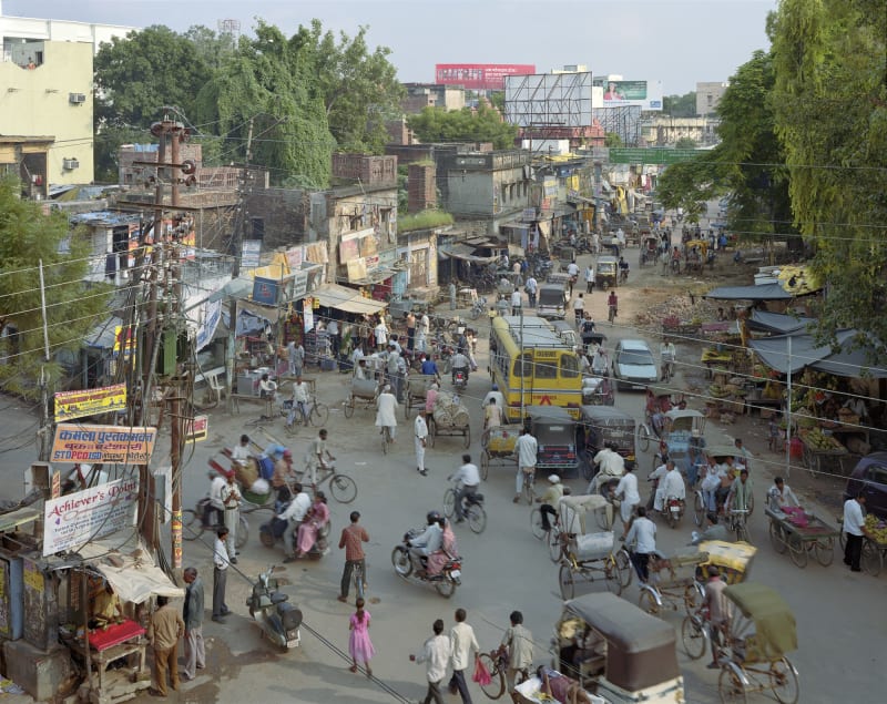 Robert Polidori Jagatganj Road #1, Varanasi, India, 2007