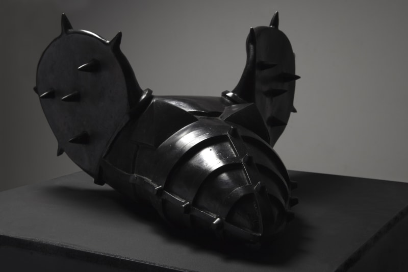 Michael Sandle, Mickey Mouse Head with Spikes, 1980