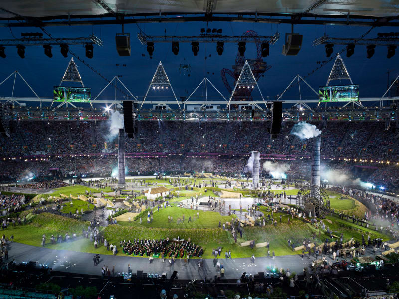 Simon Roberts London Olympics Opening Ceremony, Olympic Stadium, Stratford, London, 2012