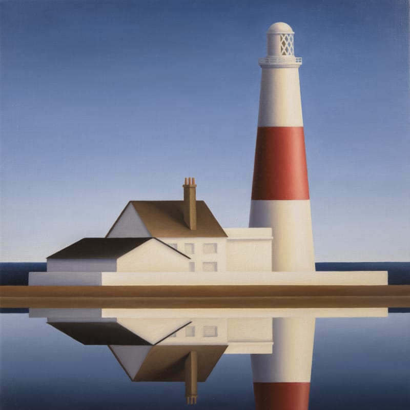 Renny Tait Portland Bill small intense blue sky , 2016