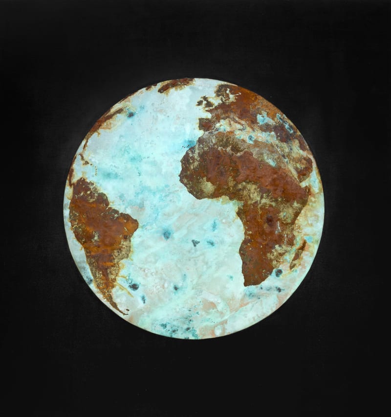 John Keane Flat Earth Series (#5), 2019