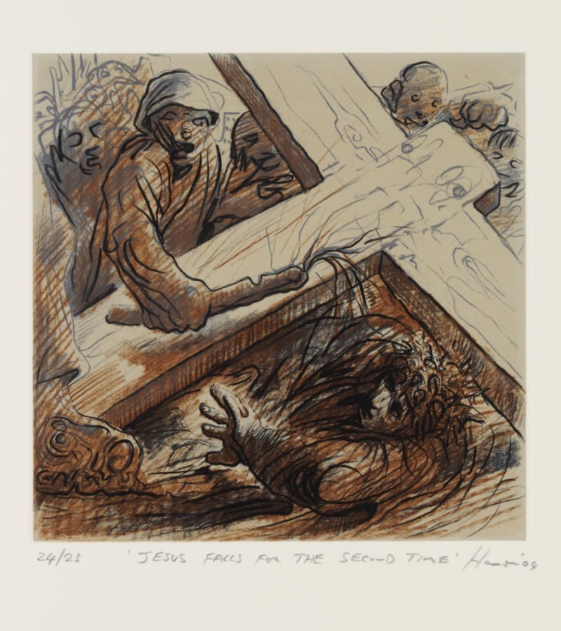 Peter Howson The Stations of the Cross VIII. Jesus Falls for the Second Time, 2004