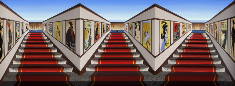 Patrick Hughes Stairs to the Stars, 2016