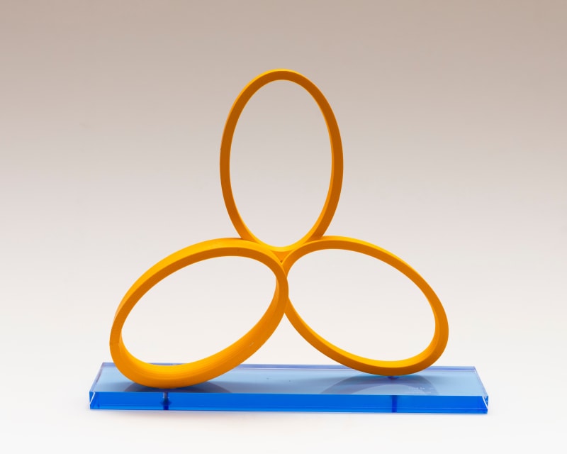 Nigel Hall Just Is (Yellow on Blue), 2022