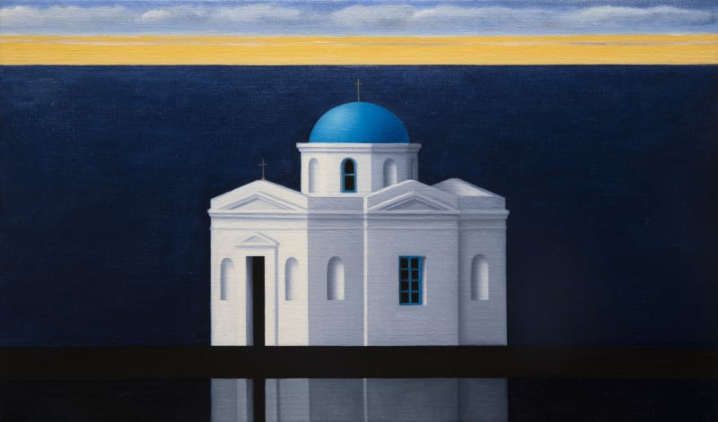 Renny Tait Greek Church Dark Sea, 2017