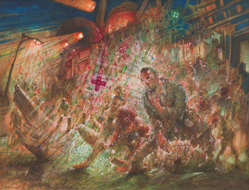 Peter Howson Devils Jest, 2024