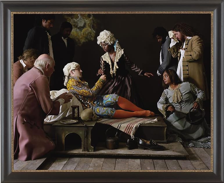Yinka Shonibare CBE, Fake Death Picture (The Death of St. Francis-Bartolomé Carducho), 2011