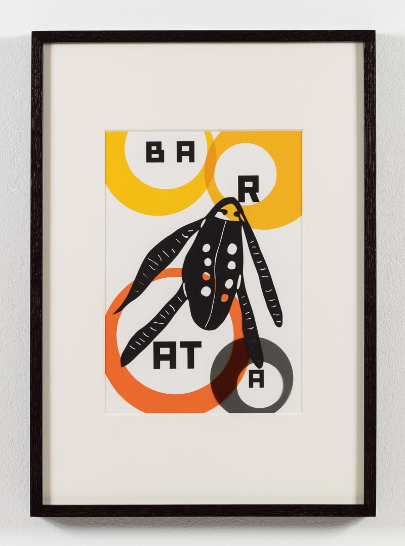 Rivane Neuenschwander, O nome do medo (recorte): Barata / The Name of Fear (cut-out): Cockroach, 2017