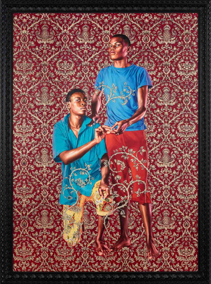 Kehinde Wiley, Michel Fotso and Hermann Fokam (Portrait of a Couple), 2015