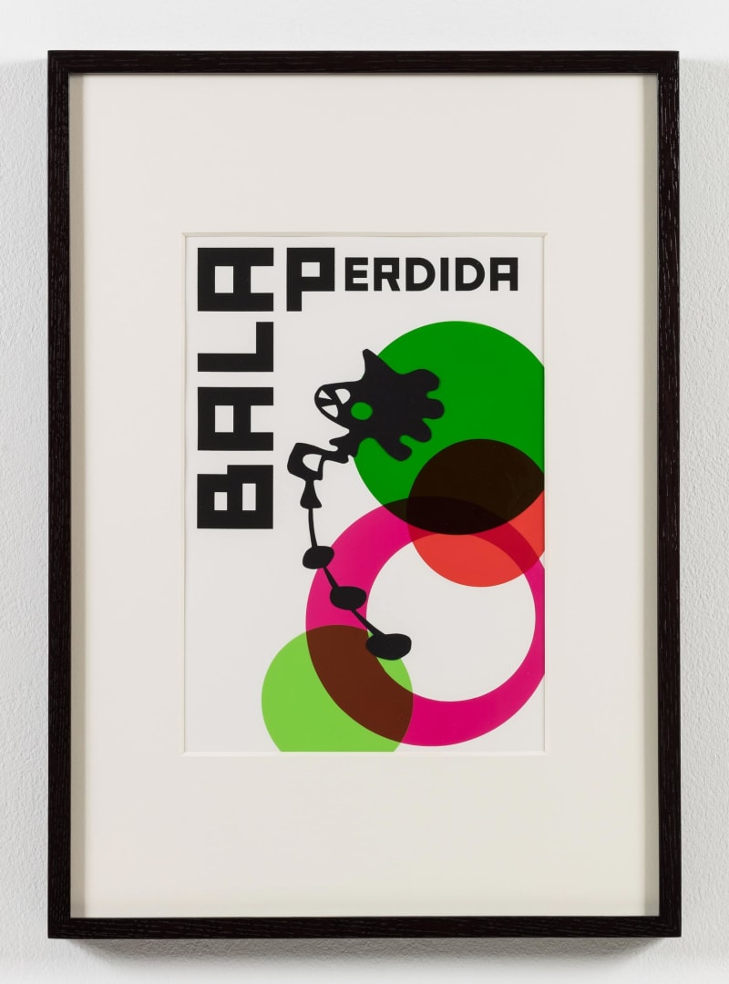 Rivane Neuenschwander, O nome do medo (recorte): Bala perdida / The Name of Fear (cut-out): Stray Bullet, 2017