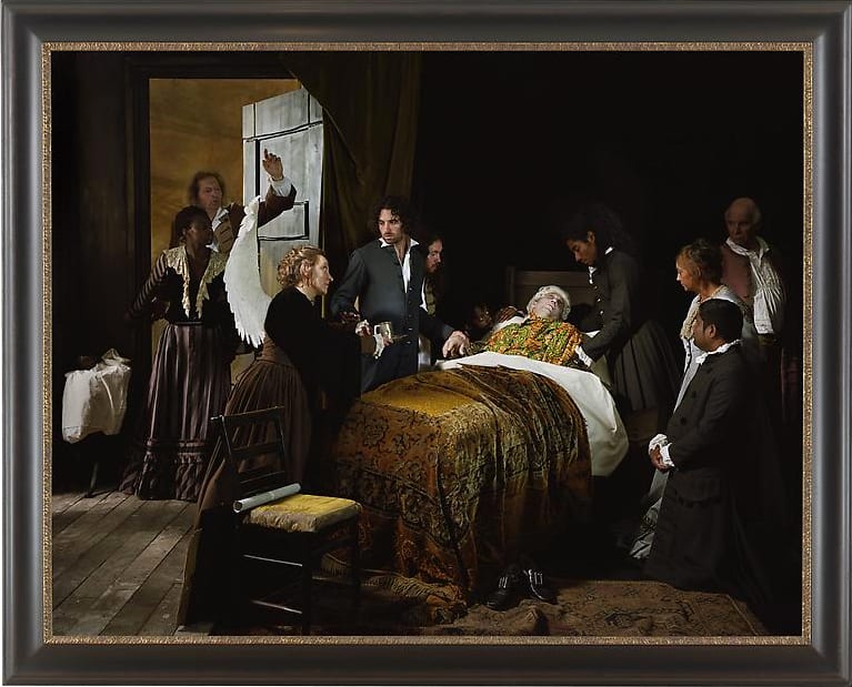 Yinka Shonibare CBE RA Fake Death Picture (The Death of Leonardo da Vinci in the Arms of Francis I -...