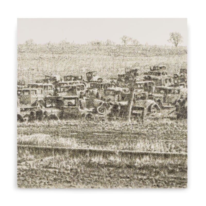 Wayne Gonzales, Joe’s Auto Graveyard, Pennsylvania, 1936 (Walker Evans), 2015