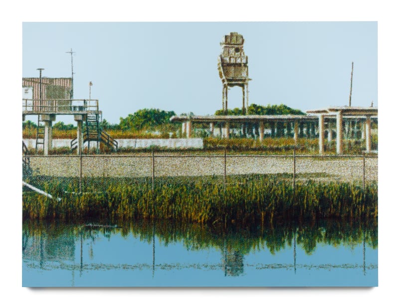 Wayne Gonzales, Chevron Plant Ruin, Bayou La Loutre, near Yscloskey, Louisiana, 2018 - 2019