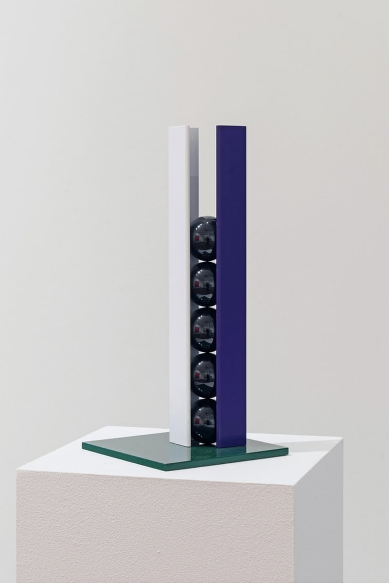 Cedric Christie, Purple, White, Black and Green, 2015