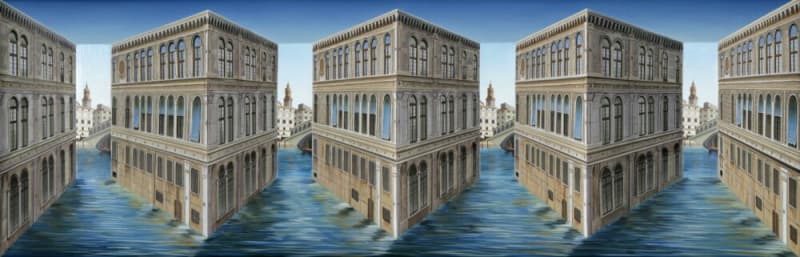 Patrick Hughes Venicespective, 2011