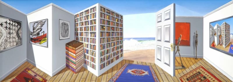 Patrick Hughes Your Room, 2013