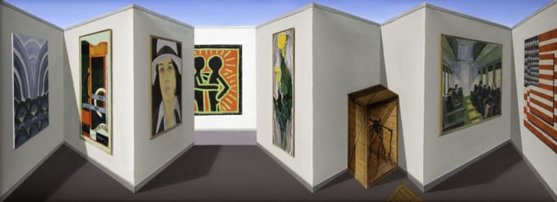 Patrick Hughes United States of Art , 2014