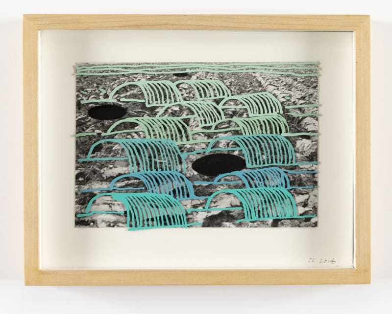 John Loker Black day - in the Flatland, 2018 Oil and acrylicon on photograph 18 x 23 cm | 7...