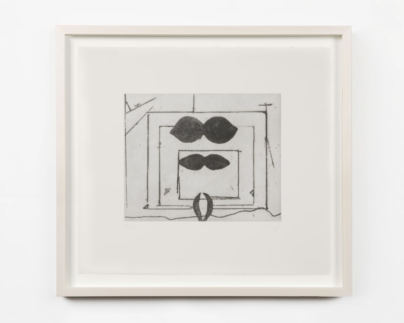 PRUNELLA CLOUGH Shadow Play 2, 1992 Etching 38 x 41 cm | 15 x 16 1/4 in Edition of 12...