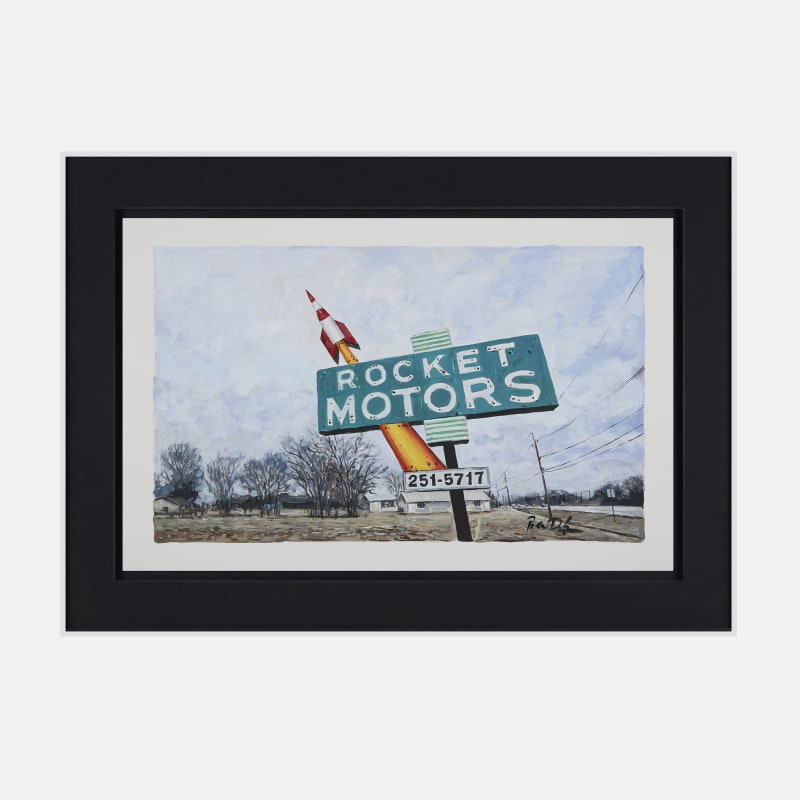 Bob Dylan Original Artwork Rocket Motors