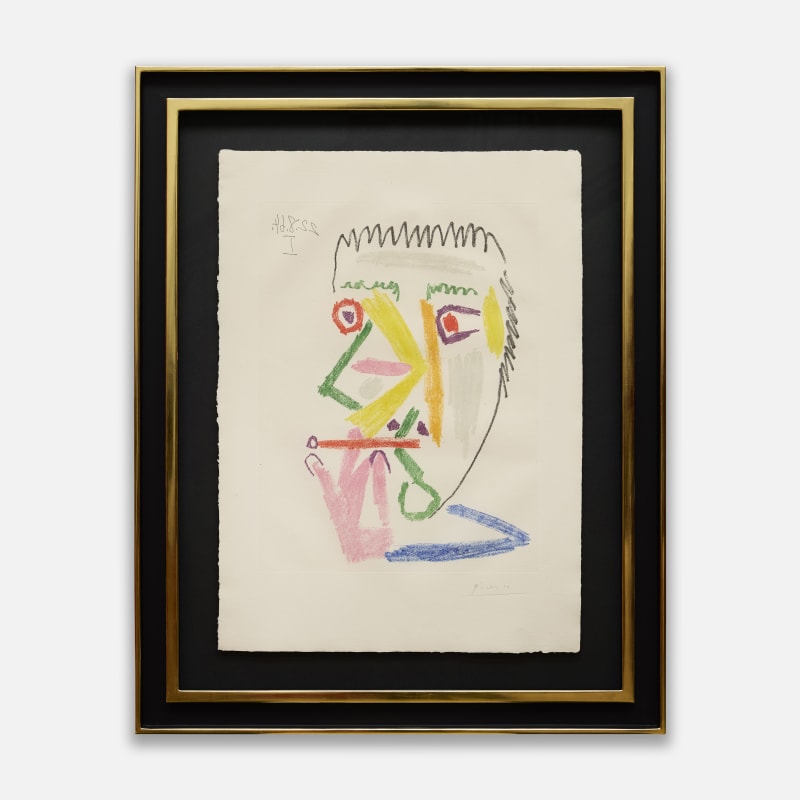 Pablo Picasso Fumeur à la cigarette rouge