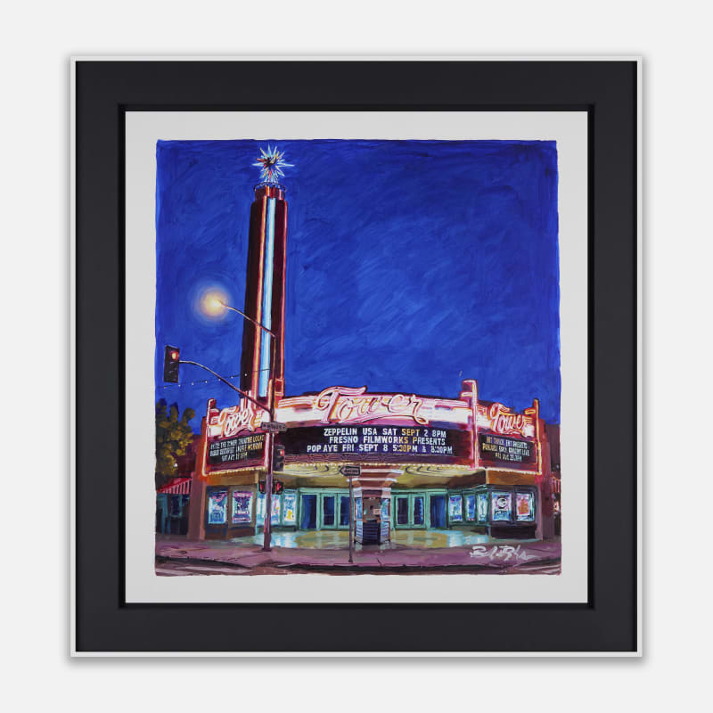Bob Dylan Original Artwork Fresno Theatre