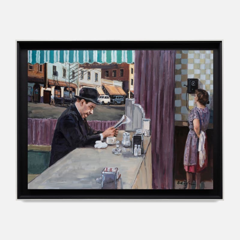 Bob Dylan Original Artwork I Sell the Morning Paper, Sir