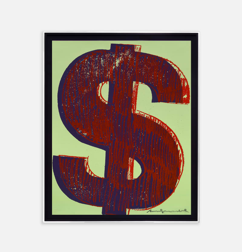 Andy Warhol Dollar Sign, $ (1)