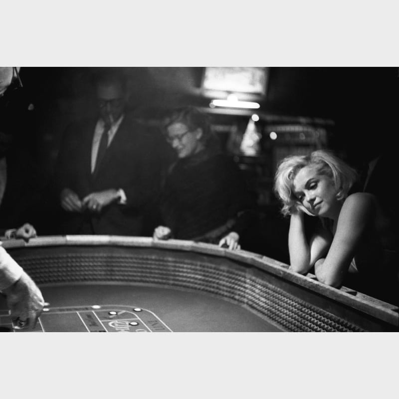 Eve Arnold The cast and crew of The Misfits at the casino