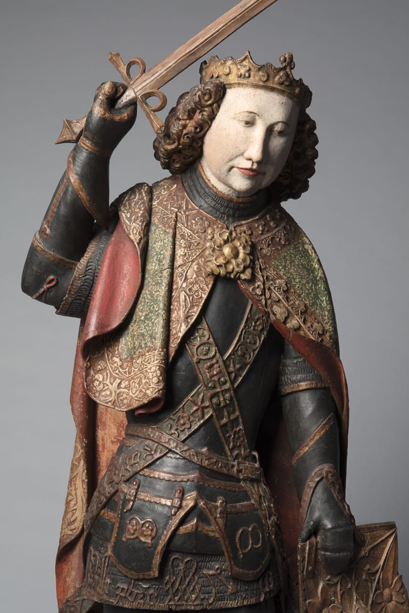 St Michael Vanquishing The Devil C 1500 Sam Fogg