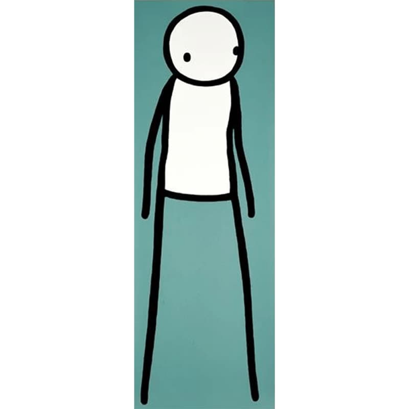 Stik, Walk (Teal), 2012