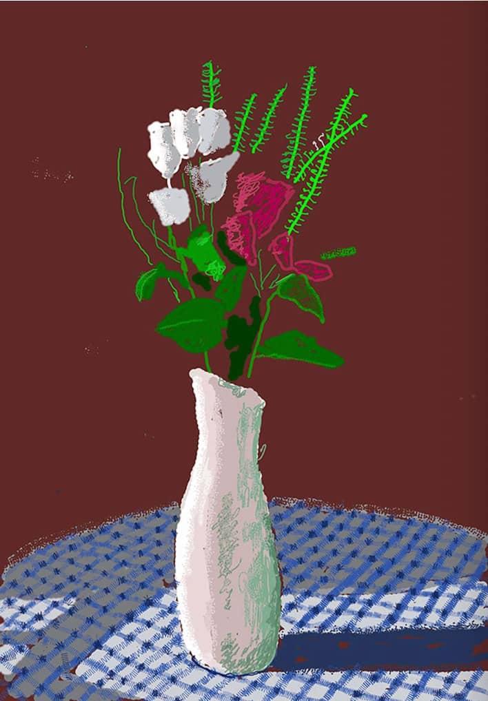 David Hockney, 30th January 2021, The First One, 2021