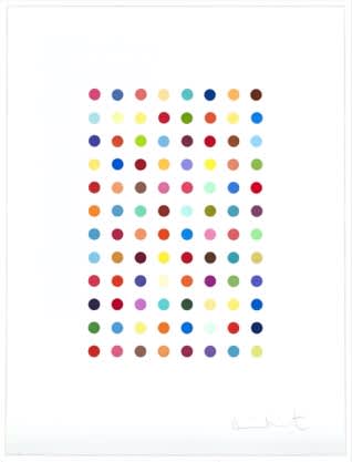 Damien Hirst, Xylene Cyanol Dye Solution, 2005