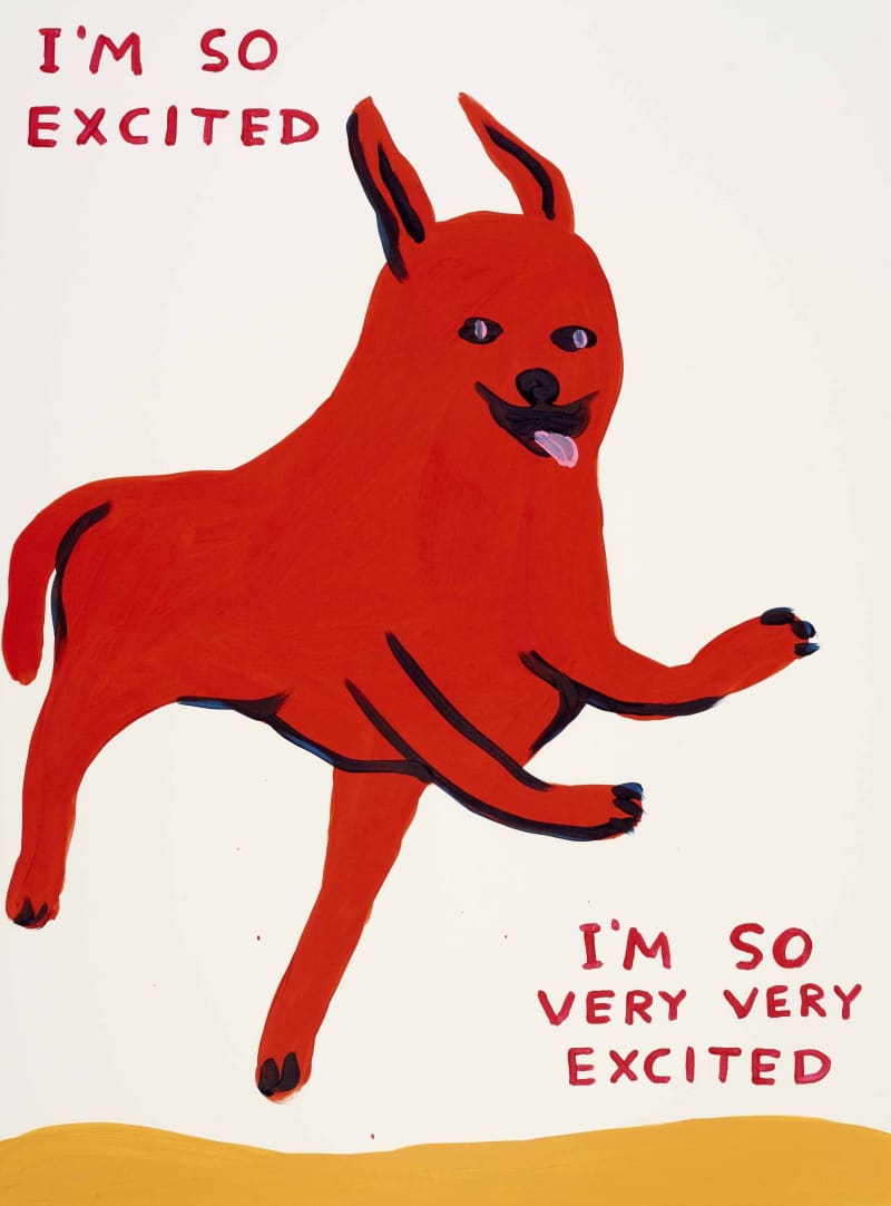 David Shrigley, I’m So Excited, 2022