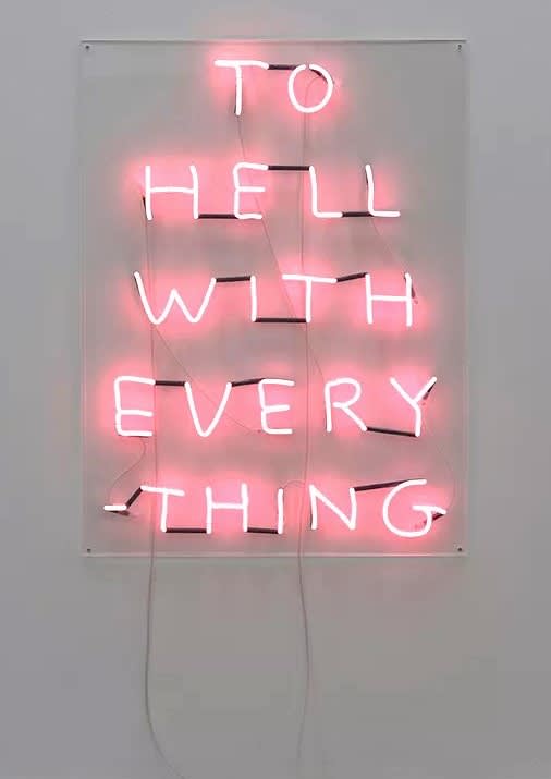 David Shrigley, To Hell with Everything, 2021