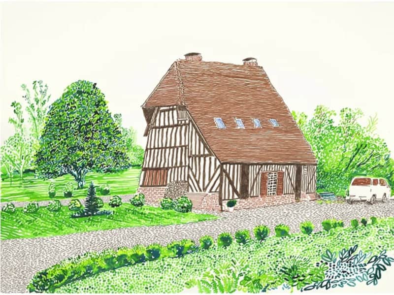 David Hockney, House Looking West, 2019