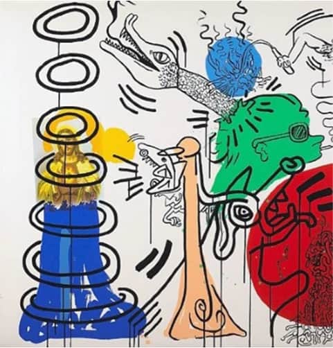 Keith Haring, Apocalypse II, 1988 | Maddox Gallery