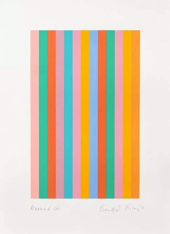 Bridget Riley, Around, 2011